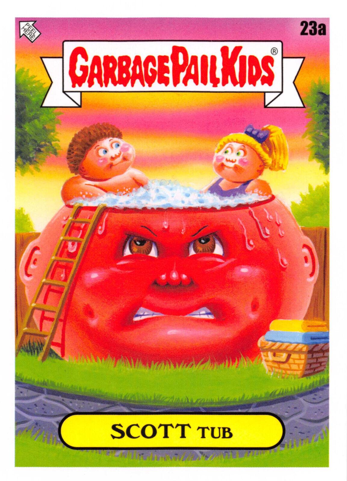 SCOTT Tub #23a Garbage Pail Kids Go on Vacation