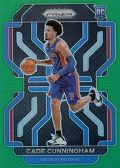 Cade Cunningham [Green Prizm] #282 Basketball Cards 2021 Panini Prizm Prices