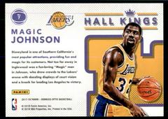 Back Side | Magic Johnson Basketball Cards 2017 Panini Donruss Optic Hall Kings