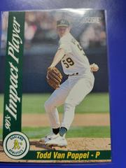 Todd Van Poppel #37 Baseball Cards 1992 Score Impact Players Prices