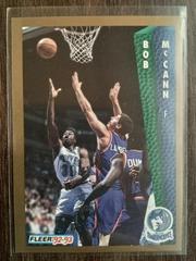 Bob McCann #380 Basketball Cards 1992 Fleer Prices