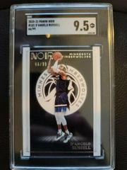 D'Angelo Russell #101 Basketball Cards 2020 Panini Noir Prices