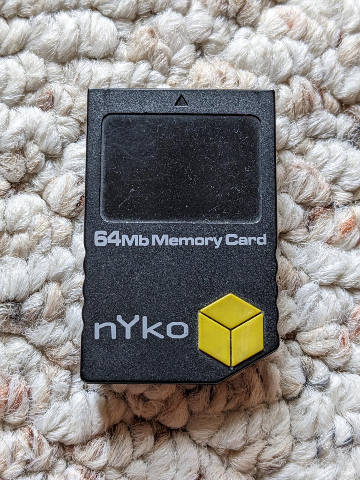 128MB NYKO Memory Card Item only Gamecube