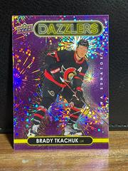 Brady Tkachuk [Purple] #DZ-83 Hockey Cards 2021 Upper Deck Dazzlers Prices