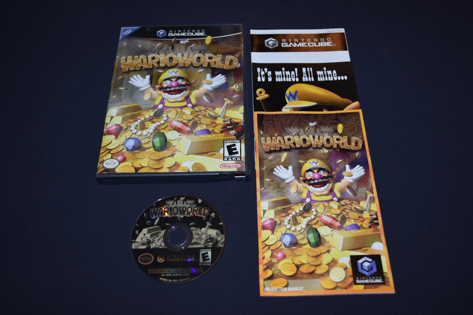 Wario World | Item, Box, and Manual | Gamecube