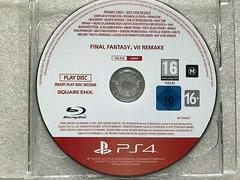 Final Fantasy VII Remake [Not for Resale] PAL Playstation 4 Prices