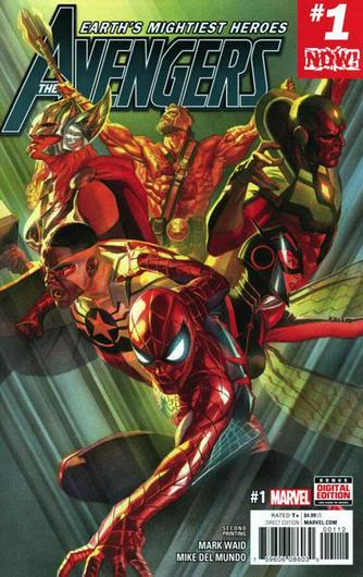 Avengers [2nd Printing] #1 (2017) Cover Art