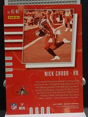Back Of Card | Nick Chubb Football Cards 2020 Panini Absolute Red Zone