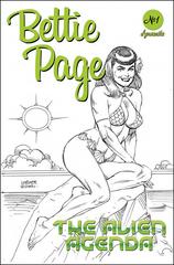 Bettie Page: The Alien Agenda [Linsner Sketch] #1 (2022) Comic Books Bettie Page: The Alien Agenda Prices