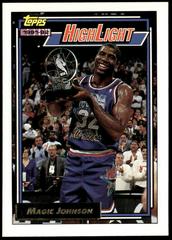 Magic Johnson Basketball Cards 1992 Topps Gold Prices