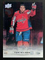 Tom Wilson [Clear Cut] Hockey Cards 2018 Upper Deck Prices