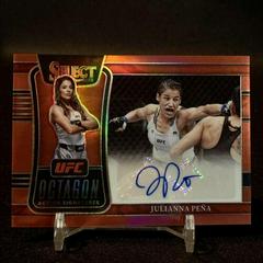 Julianna Pena [Red] Ufc Cards 2022 Panini Select UFC Octagon Action Signatures Prices