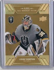 Logan Thompson [Gold] #R-1 Hockey Cards 2021 Upper Deck AHL All Rookie Team Prices