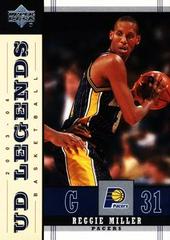 Reggie Miller #30 Basketball Cards 2003 Upper Deck Legends Prices