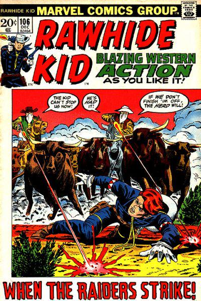 Rawhide Kid #106 (1972) Comic Books Rawhide Kid