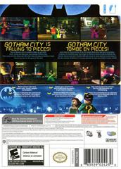 Back Of The Case | LEGO Batman The Videogame Wii