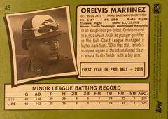 Rear | Orelvis Martinez Baseball Cards 2020 Topps Heritage Minor League