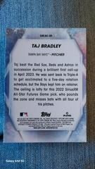 Back  | Taj Bradley Baseball Cards 2023 Topps Update Stars of MLB Chrome