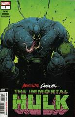 Absolute Carnage: Immortal Hulk [2nd Print] #1 (2019) Comic Books Absolute Carnage: Immortal Hulk Prices