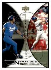 George Brett, Robin Yount Baseball Cards 2000 Upper Deck Hitter's Club Generations Excellence Prices