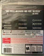 Rear | Metal Gear Solid: The Legacy Collection Playstation 3