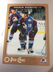 Andrew Brunette #127 Hockey Cards 2006 O Pee Chee Prices