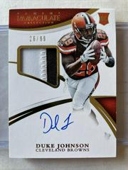 Duke Johnson [Autograph Patch] #143 Football Cards 2015 Panini Immaculate Prices