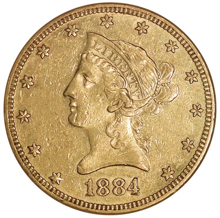 1884 [PROOF] Coins Liberty Head Gold Eagle