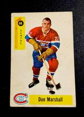 Don Marshall Hockey Cards 1958 Parkhurst Prices