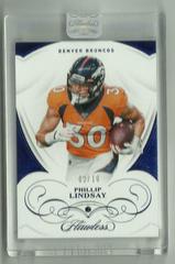 Phillip Lindsay [Sapphire] #22 Football Cards 2019 Panini Flawless Prices