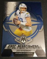 Justin Herbert #EP-JH Football Cards 2023 Panini Mosaic Epic Performers Prices