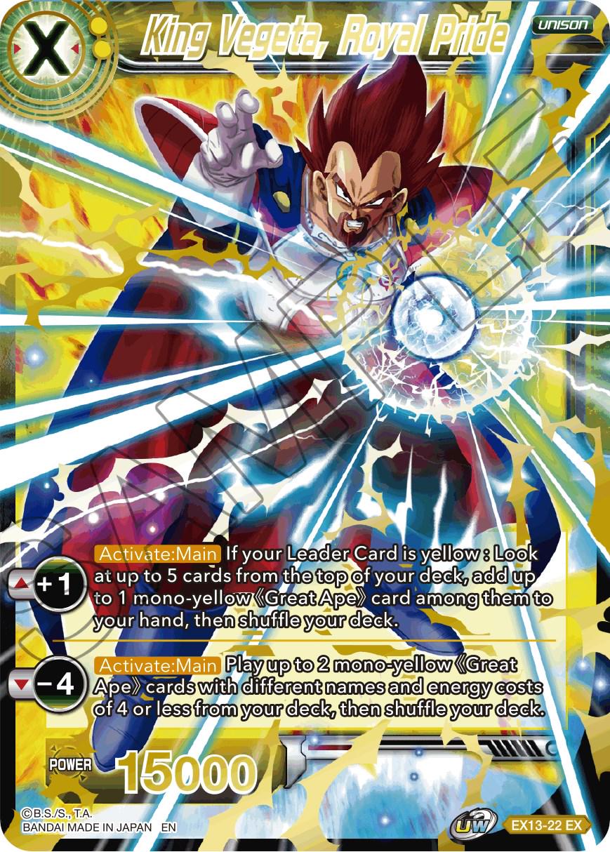 King Vegeta, Royal Pride [Foil] EX13-22 Dragon Ball Super Expansion Set: Special Anniversary Box 2020