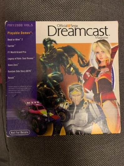 Official Sega Dreamcast Magazine Vol. 5 Cover Art