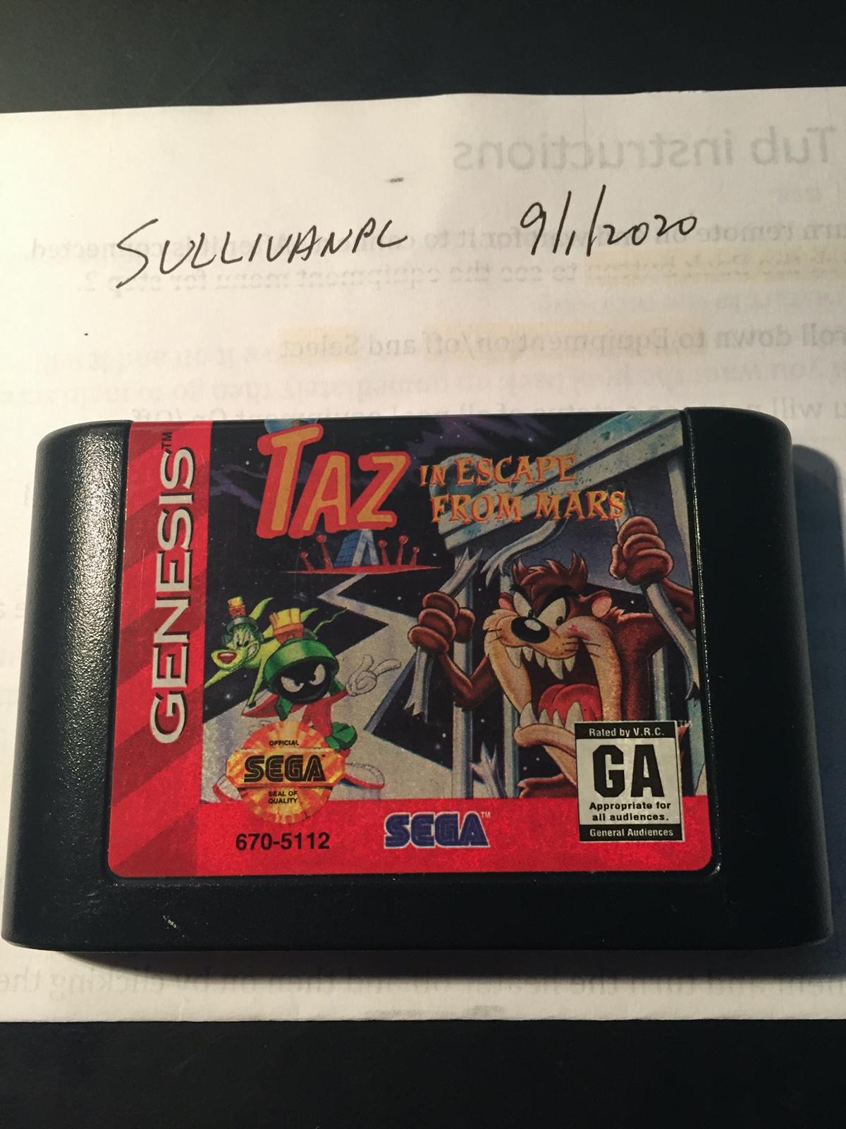 Taz in escape from mars sega коды