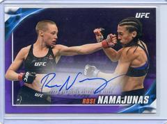 Rose Namajunas [Purple] Ufc Cards 2019 Topps UFC Knockout Autographs Prices