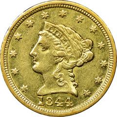 1844 C Coins Liberty Head Quarter Eagle Prices