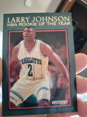 Larry Johnson #14 Basketball Cards 1992 Fleer Larry Johnson Prices