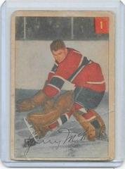 Gerry McNeil [Lucky Premium Back] Hockey Cards 1954 Parkhurst Prices