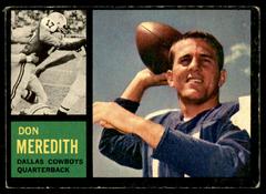 Don Meredith Football Cards 1962 Topps Prices