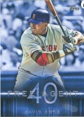David Ortiz #F40-6 Baseball Cards 2015 Topps Free Agent 40 Prices