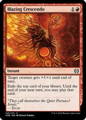 Blazing Crescendo [Foil] Magic Phyrexia: All Will Be One Prices