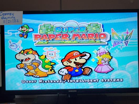 Super Paper Mario Item Box And Manual Wii 9013