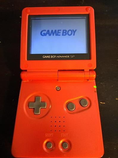 Red Gameboy Advance SP photo