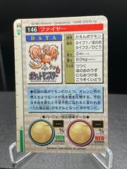 Back | Moltres-Prism Pokemon Japanese 1996 Carddass