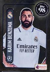 Karim Benzema Soccer Cards 2022 Topps Merlin Heritage 98 UEFA Prices