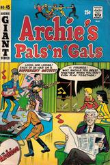 Archie's Pals 'n' Gals #45 (1968) Comic Books Archie's Pals 'N' Gals Prices