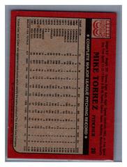 Back | Mike Torrez Baseball Cards 1982 Coca Cola