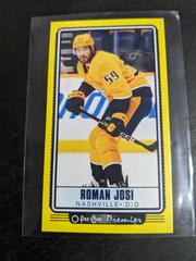 Roman Josi [Yellow Border] Hockey Cards 2021 O Pee Chee Premier Tallboys Prices