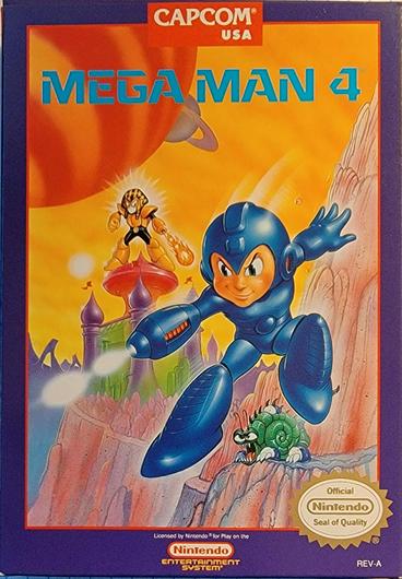 Mega Man 4 Cover Art