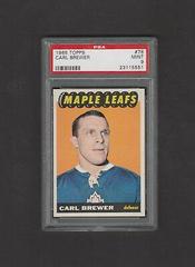 Carl Brewer Hockey Cards 1965 Topps Prices